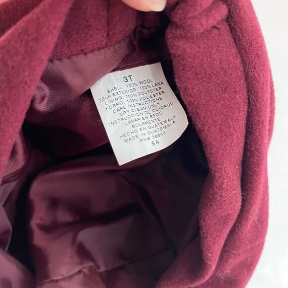 Rothschild Wool PEACOAT with Matching Hat Girls 3T Toddler - Picture 8 of 11